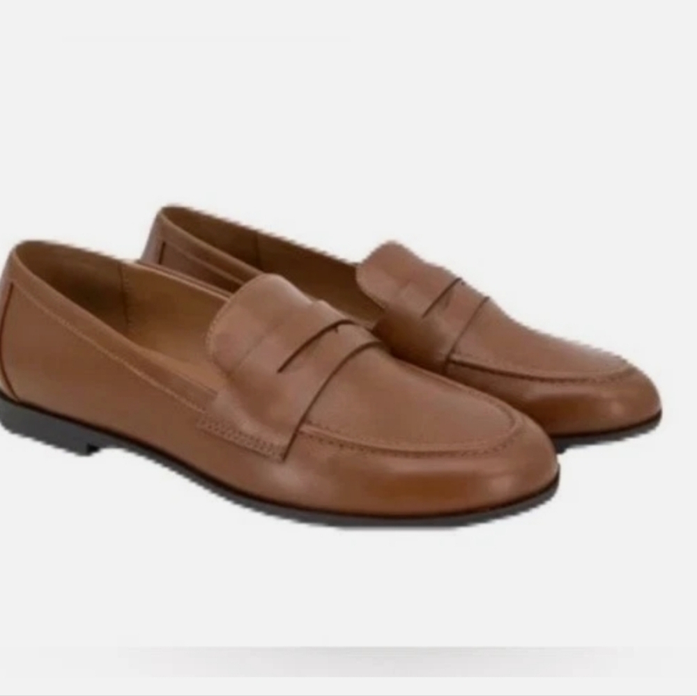 Kensie Gitty Cognac Ladies Shoe Penny Loafer Brown Slip-on New